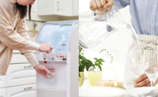 天然水の宅配サービスのイメージ